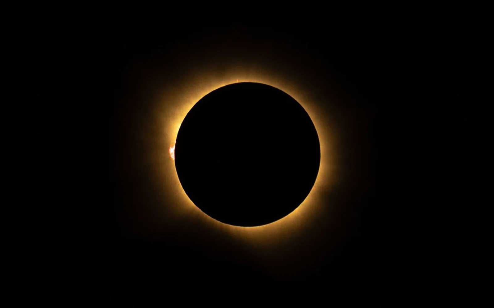 Solar Prominence and Inner Corona photographed by NASA